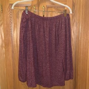 Long Sleeve off the shoulder top Hollister
